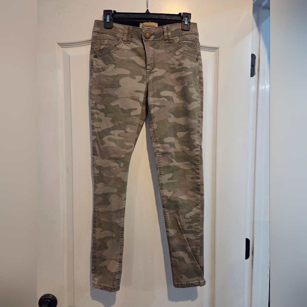 Democracy Camouflage Skinny Pants